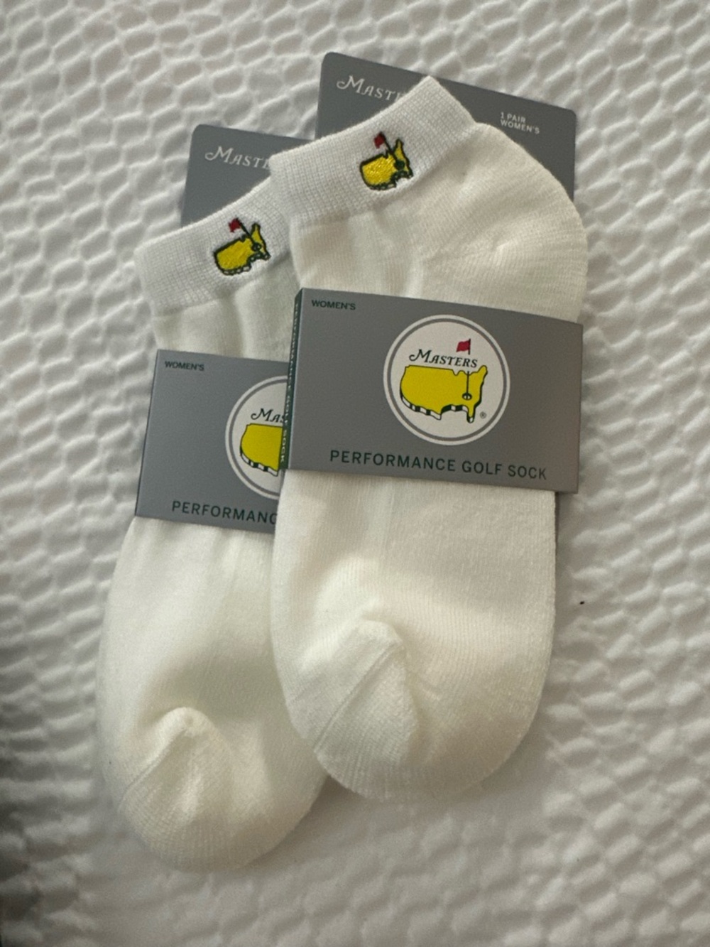 Masters 2026 Women's Performance White Socks